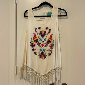Judith March Sleeveless Otomi Top
